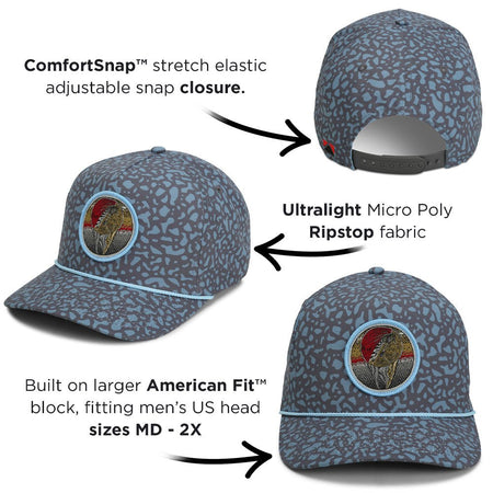 Dead Drift Fly Fishing Patch Trucker Hat Rope Cap - Get Tight Gear