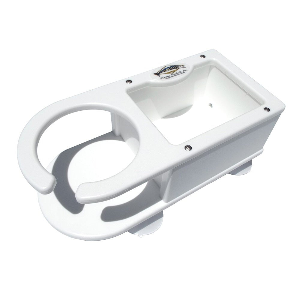 Deep Blue Marine MB - 1 Single Cup Holder w/Storage - Get Tight Gear
