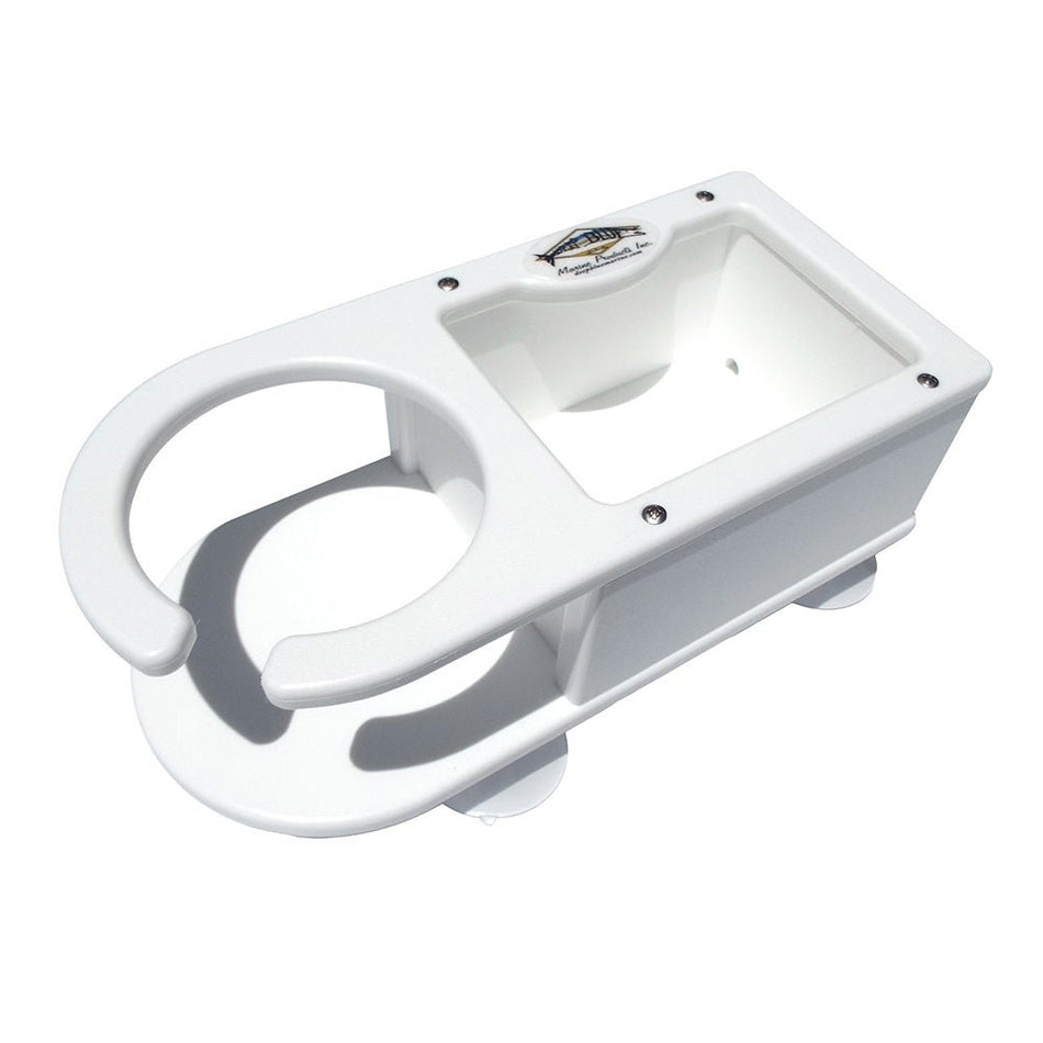 Deep Blue Marine MB - 1 Single Cup Holder w/Storage - Get Tight Gear