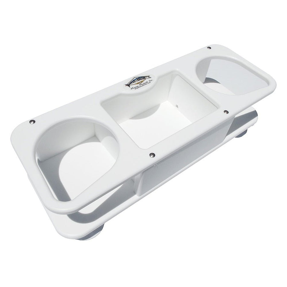 Deep Blue Marine MB - 2 Double Cup Holder w/Suction Cups - Get Tight Gear