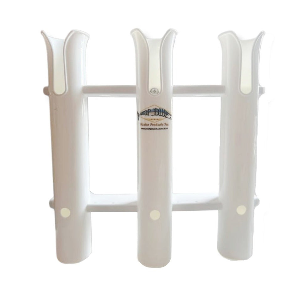Deep Blue Marine RH - 3 Poly Rod Holders w/Plier & Knife Storage - Get Tight Gear