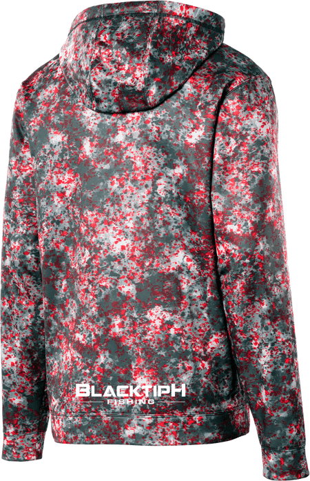 Deep Red Mineral Freeze Fleece Hooded Pullover - Get Tight Gear