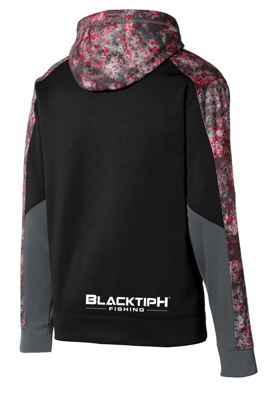 Deep Red Youth Mineral Freeze Fleece Hooded Pullover - Get Tight Gear