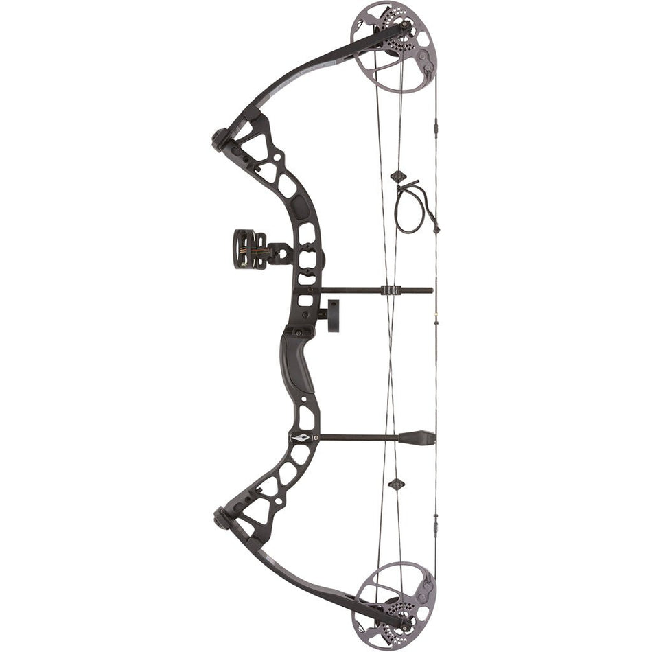 Diamond Atomic Bow Package Black 12 - 24 in. 29 lbs. LH - Get Tight Gear