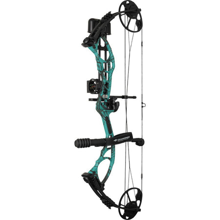 Diamond Edge XT Bow Mossy Oak Teal Country Roots 20 - 70lb 19 - 31 in. RH - Get Tight Gear