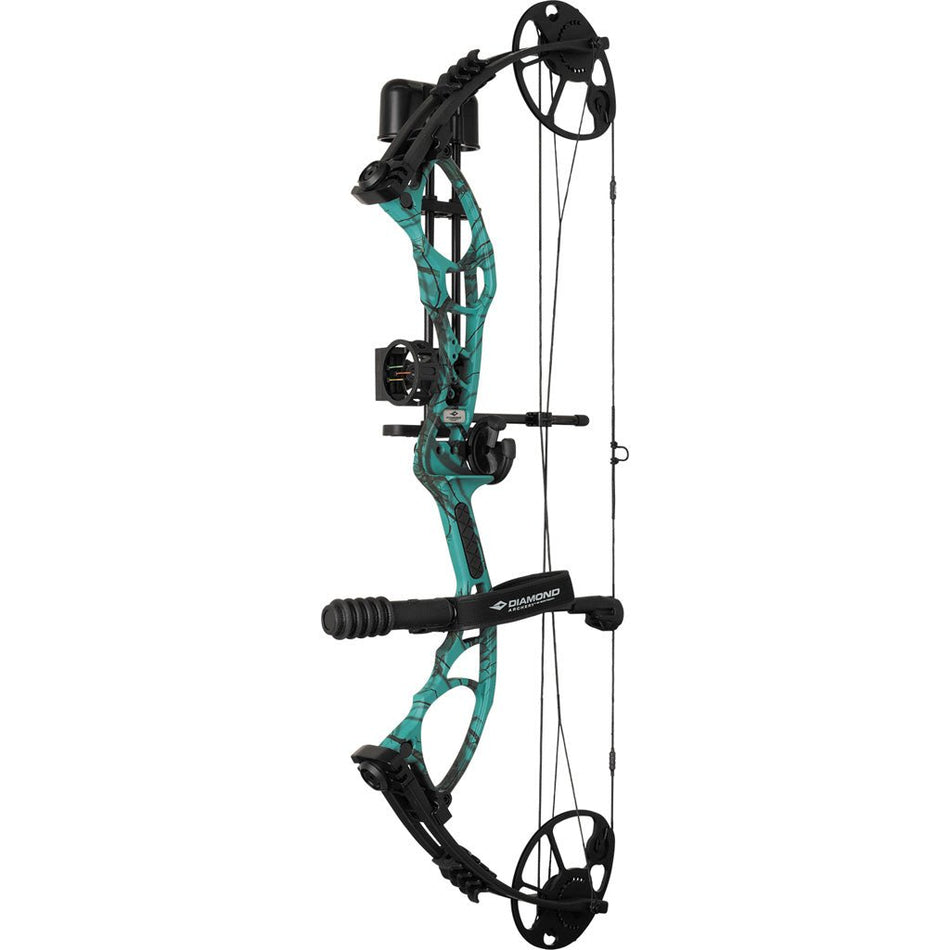 Diamond Edge XT Bow Mossy Oak Teal Country Roots 20 - 70lb 19 - 31 in. RH - Get Tight Gear