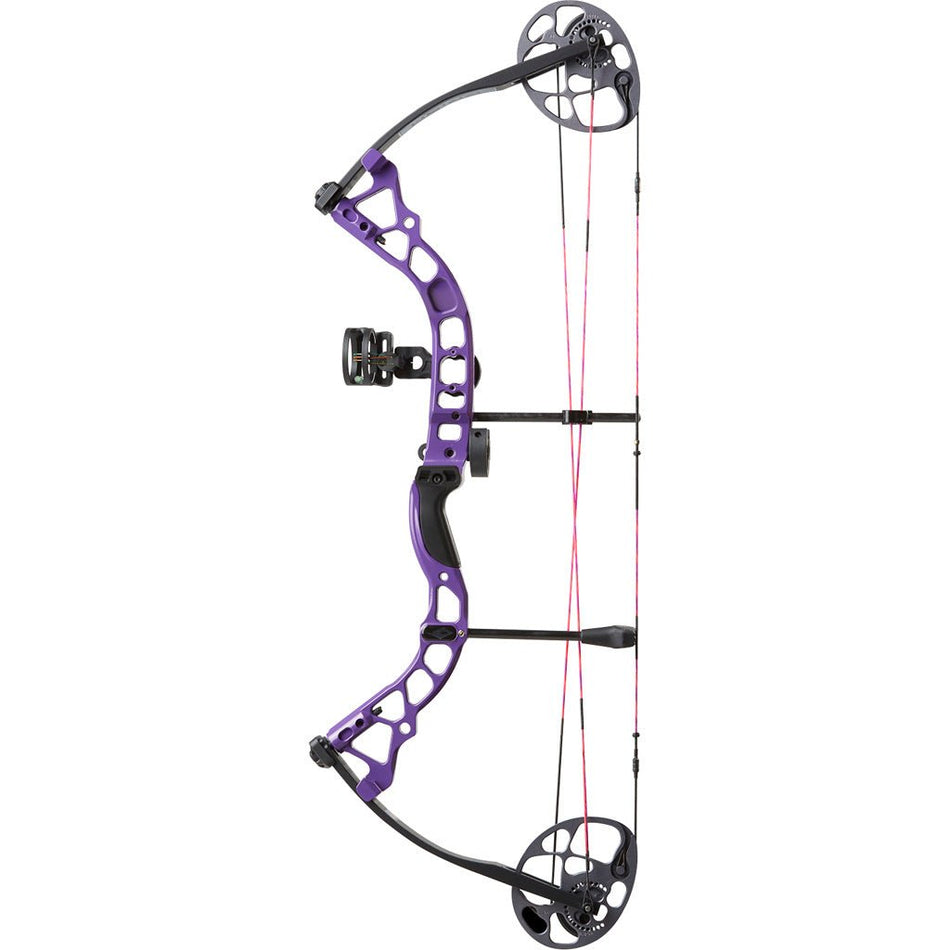 Diamond Prism Bow Package Purple 18 - 30 in. 5 - 55 lbs. RH - Get Tight Gear
