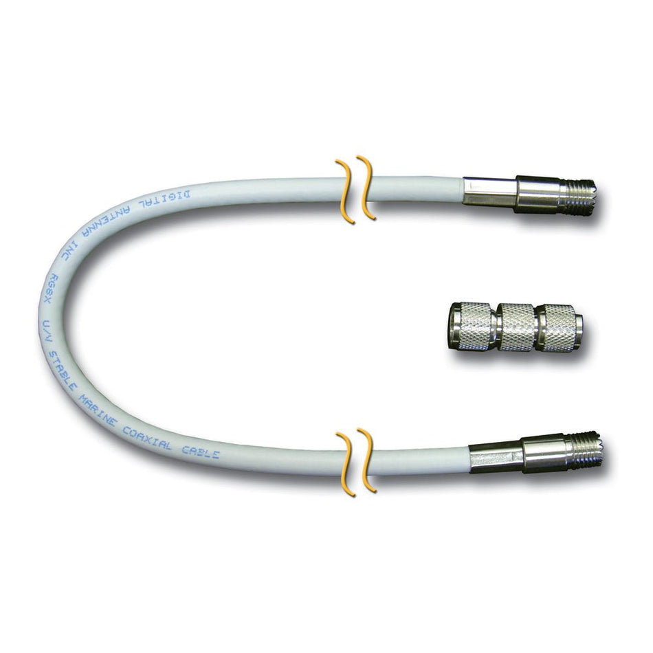 Digital Antenna Extension Cable f/500 Series VHF/AIS Antennas - 20' - Get Tight Gear