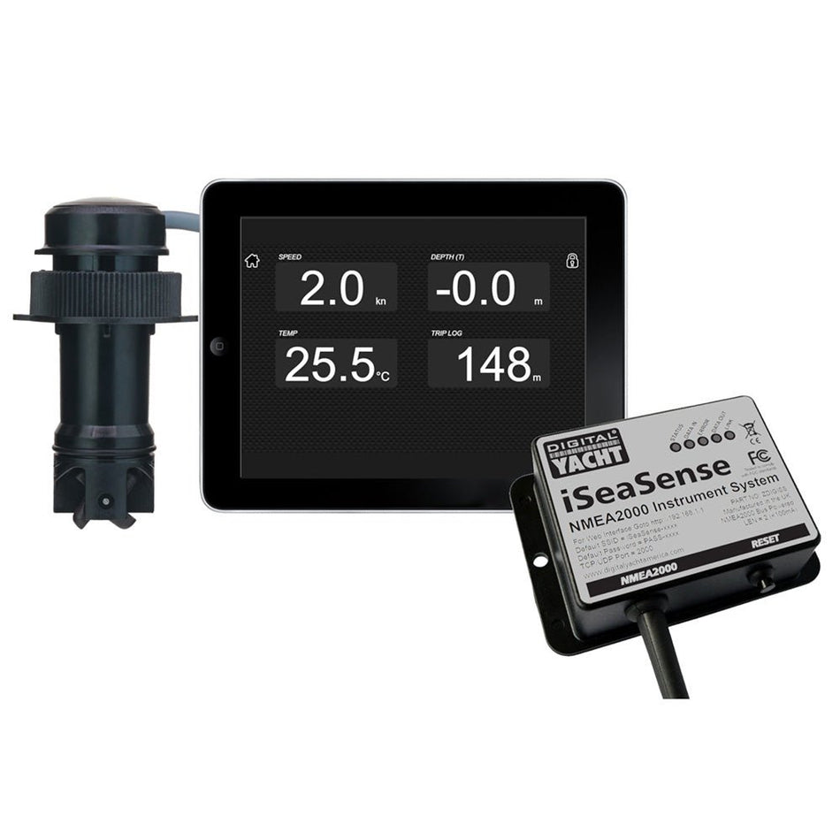 Digital Yacht iSeaSense Wireless Speed Depth Temp Pack - Get Tight Gear