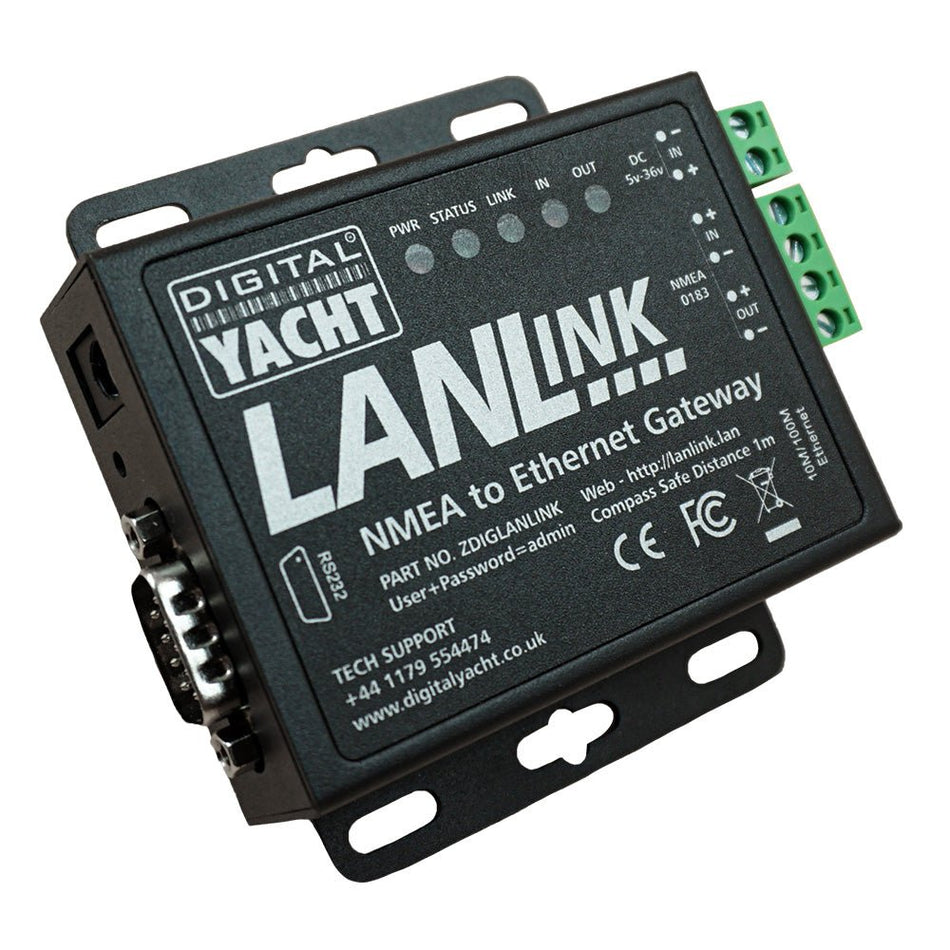 Digital Yacht LANLink NMEA 0183 To Ethernet Gateway - Get Tight Gear