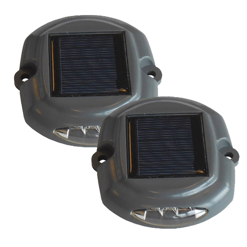 Dock Edge Docklite Solar Dock & Deck Light - 2 - Pack - Get Tight Gear