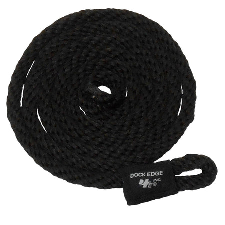 Dock Edge Fender Line - 3/8" x 5' - Black - 2 - Pack - Get Tight Gear