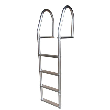 Dock Edge Fixed Eco - Weld Free Aluminum 4 - Step Dock Ladder - Get Tight Gear