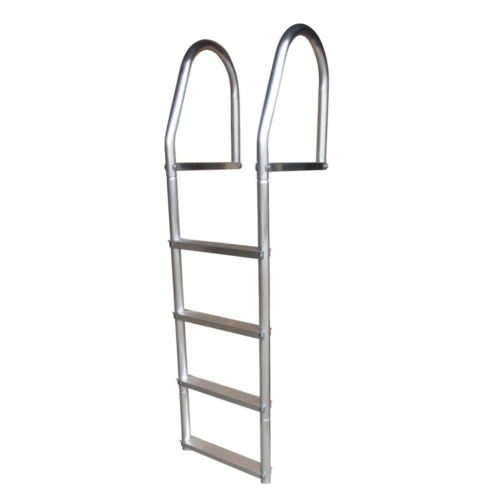 Dock Edge Fixed Eco - Weld Free Aluminum 4 - Step Dock Ladder - Get Tight Gear