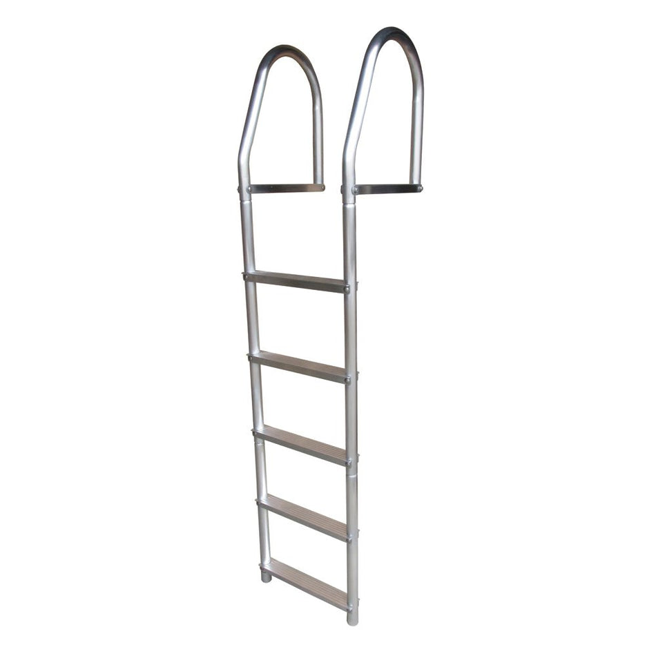 Dock Edge Fixed Eco - Weld Free Aluminum 5 - Step Dock Ladder - Get Tight Gear