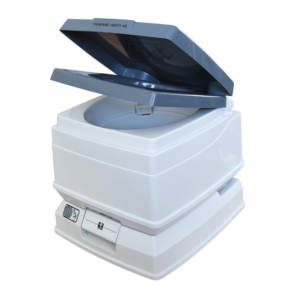 Dock Edge Passport Potty 8L SpaceSaver Portable Toilet - Get Tight Gear