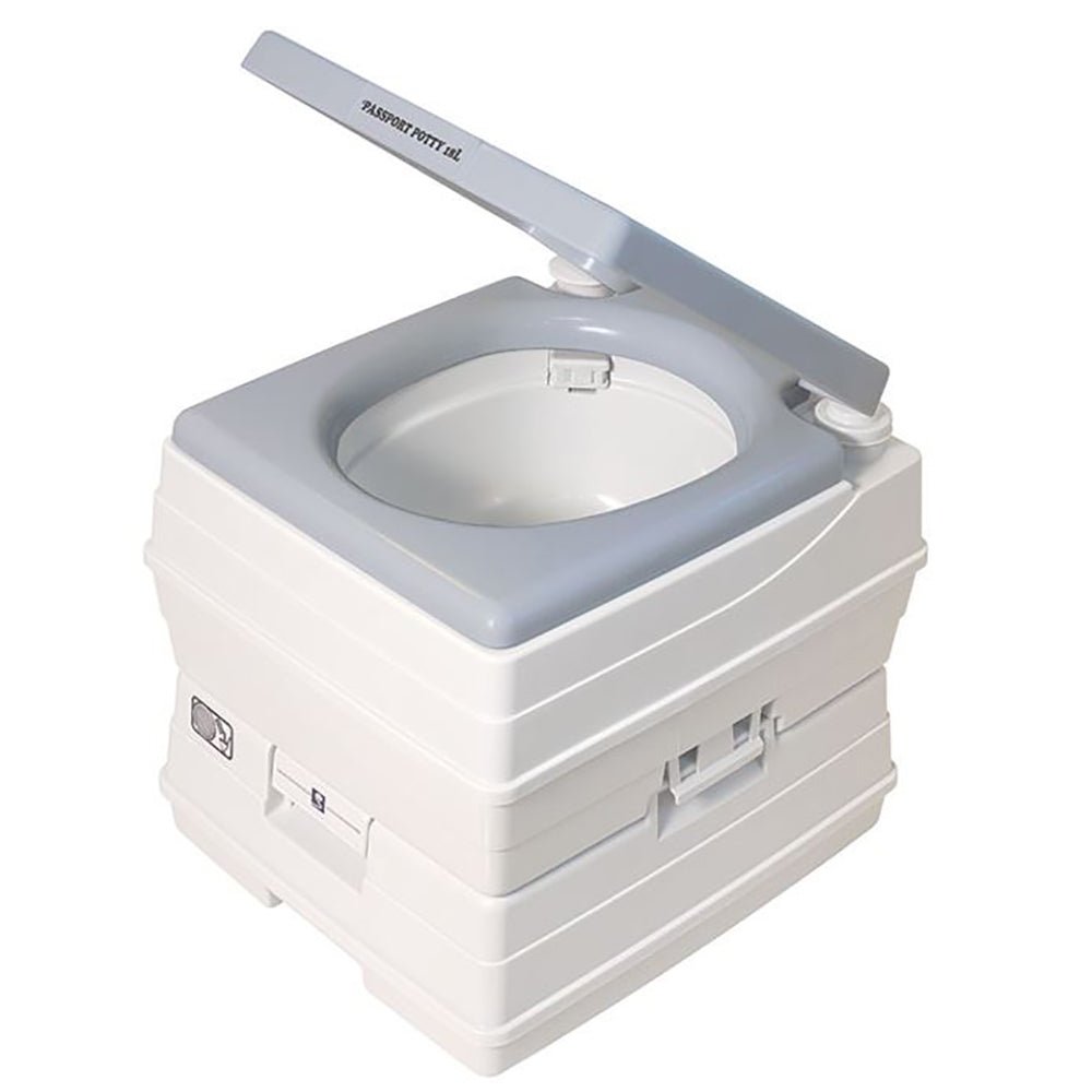 Dock Edge Passport Potty Portable Toilet - Grey - 18L - Get Tight Gear