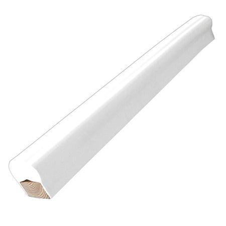 Dock Edge Piling Post Bumper - One End Capped - 6' - White - Get Tight Gear