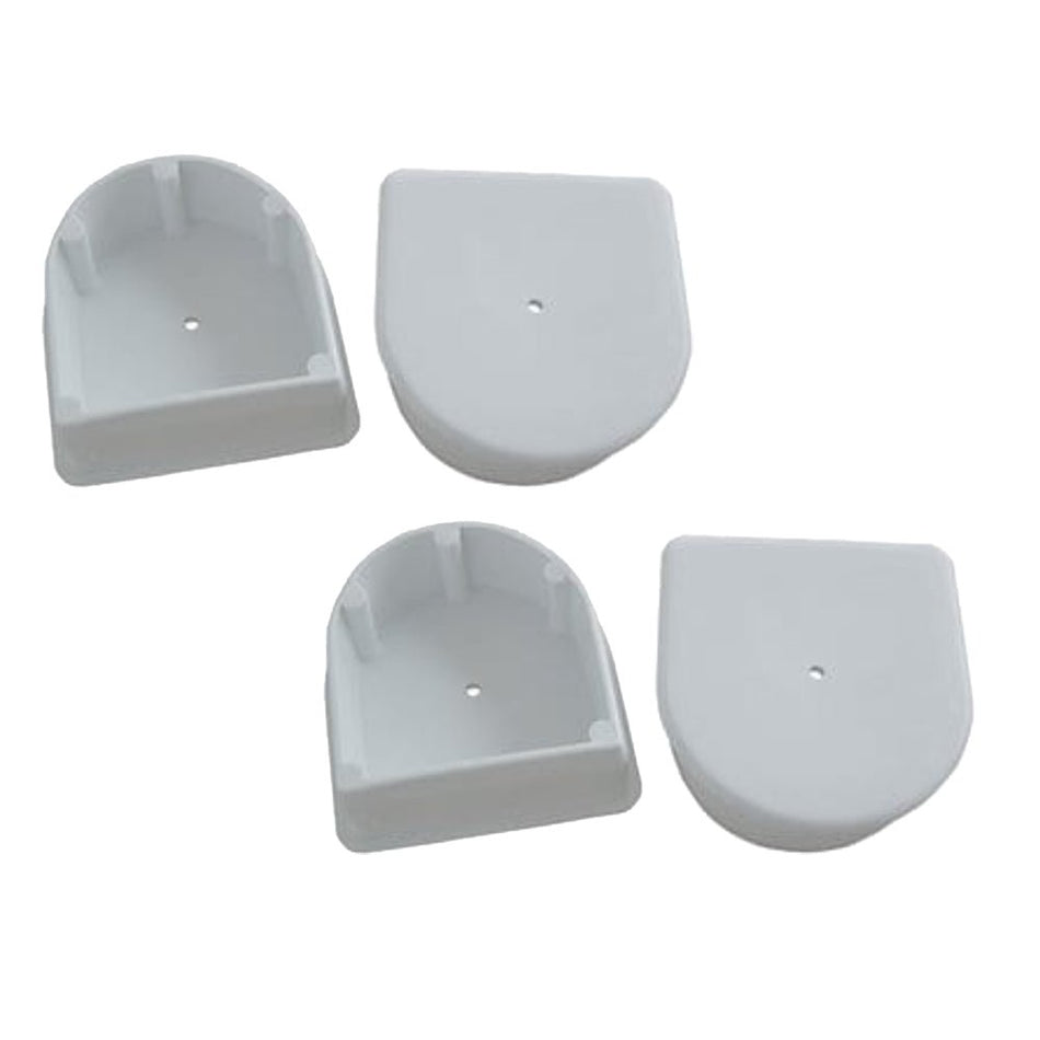 Dock Edge Small End Plug - White *4 - Pack - Get Tight Gear