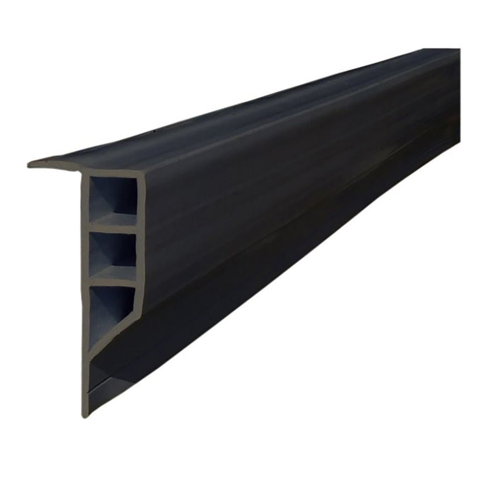 Dock Edge Standard PVC Full Face Profile - 16' Roll - Black - Get Tight Gear