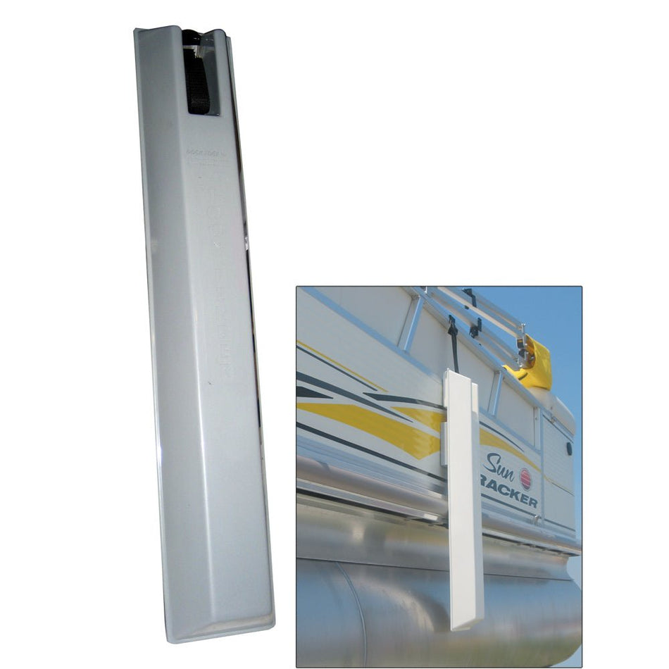 Dock Edge 'TOON Pontoon Boat Fender - 36" - Grey - Get Tight Gear