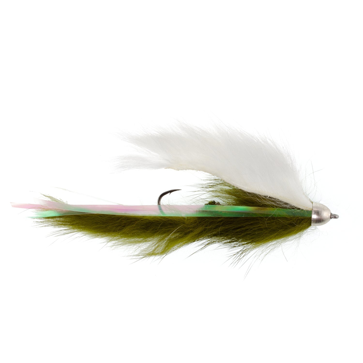 Dolly Llama Stinger Streamer Flies Collection - Set of 4 Salmon Steelhead Trout Alaska Fly Fishing Flies - Hook Size 4 - Get Tight Gear