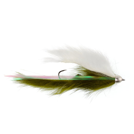 Dolly Llama Stinger Streamer Flies Collection - Set of 4 Salmon Steelhead Trout Alaska Fly Fishing Flies - Hook Size 4 - Get Tight Gear
