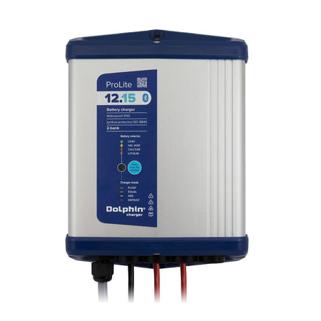 Dolphin Charger PROLITE Series Dolphin Battery Charger - 12V, 15A, 110VAC - 2 Outputs - Get Tight Gear