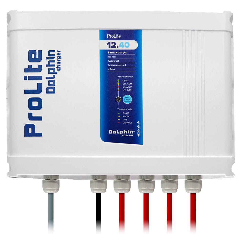 Dolphin ProLite Charger 4 Bank - 12V - 40A - Get Tight Gear
