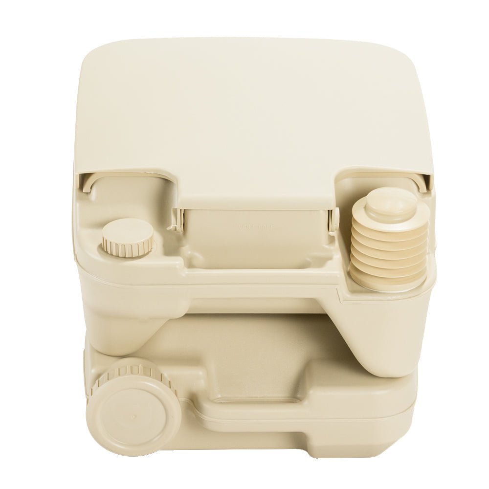 Dometic 962 Portable Toilet - 2.5 Gallon - Parchment - Get Tight Gear
