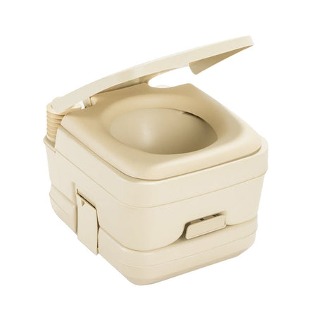 Dometic 964 MSD Portable Toilet w/Mounting Brackets - 2.5 Gallon - Parchment - Get Tight Gear