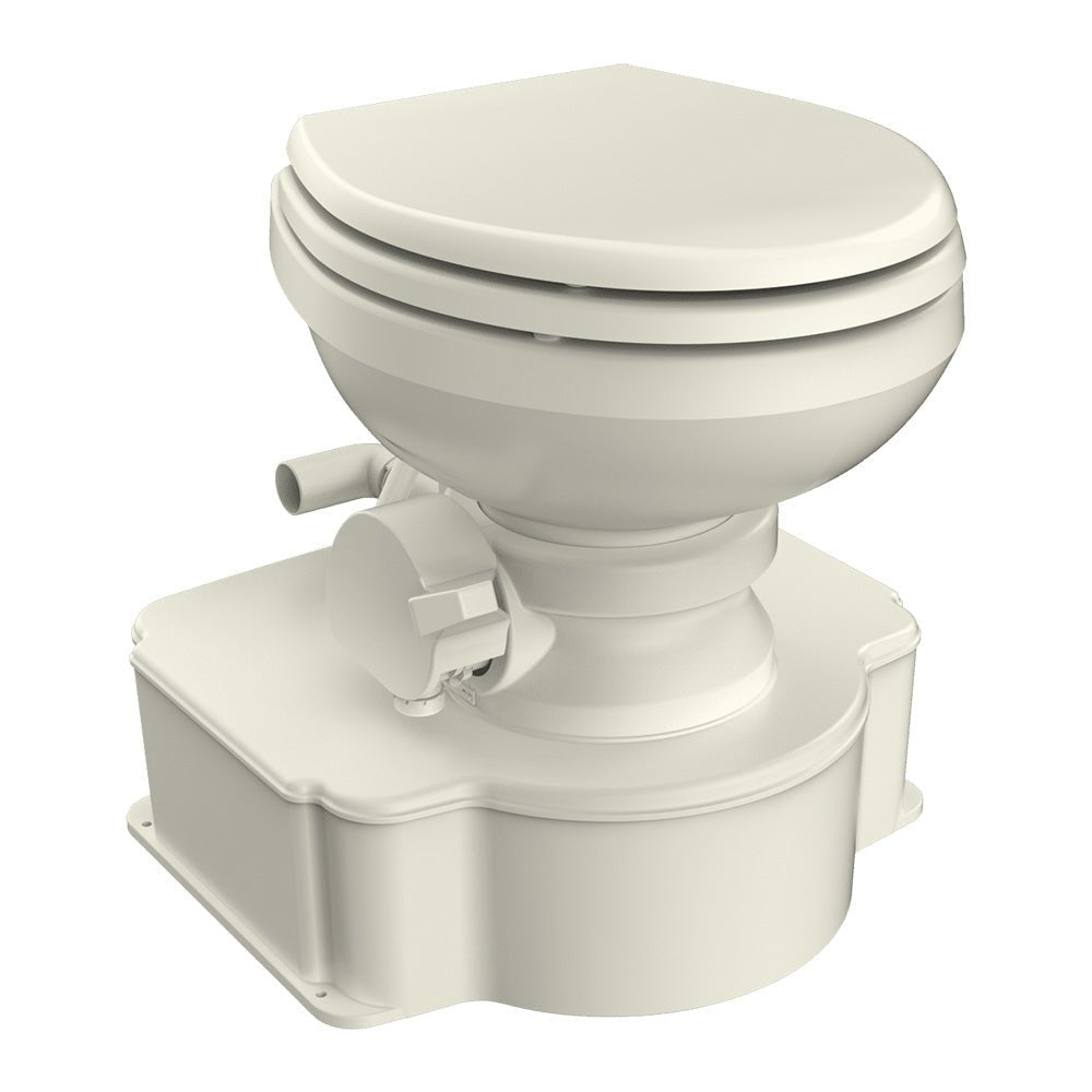 Dometic Bone M65 Marine Gravity Toilet - Elongated Seat Size w/Foot Pedal - Get Tight Gear