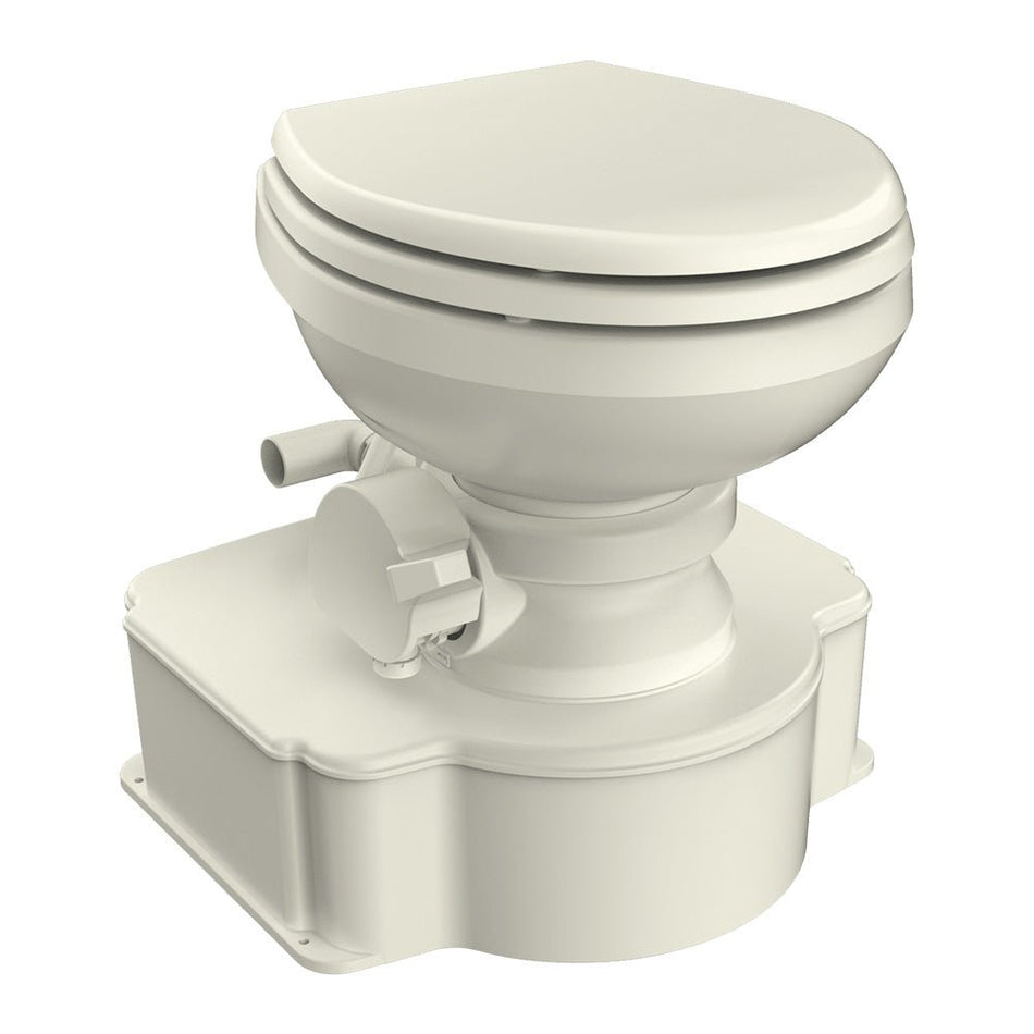 Dometic Bone M65 Marine Gravity Toilet - Elongated Seat Size w/Foot Pedal - Get Tight Gear