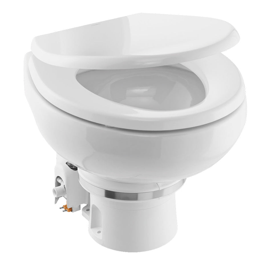 Dometic MasterFlush 7120 White Electric Macerating Toilet w/Orbit Base - Freshwater - 24V - Get Tight Gear