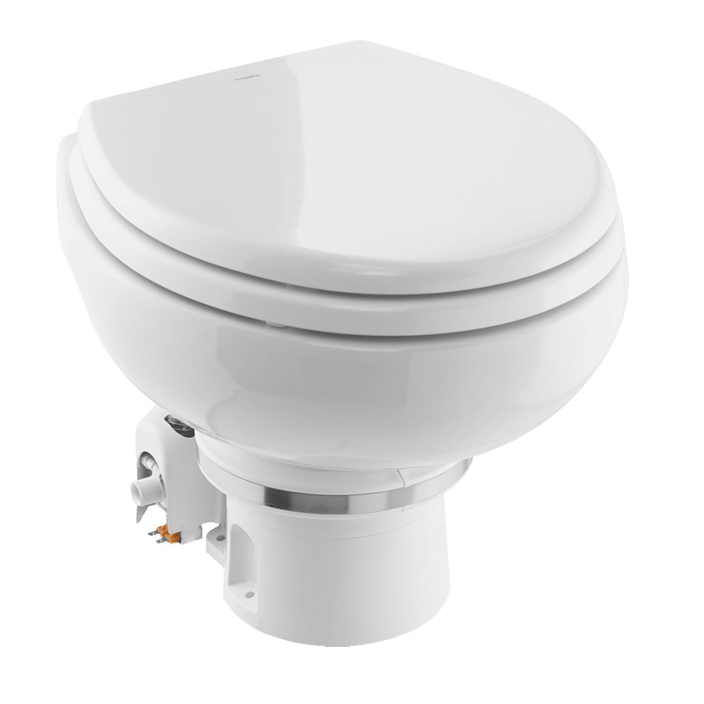 Dometic MasterFlush 7120 White Electric Macerating Toilet w/Orbit Base - Freshwater - 24V - Get Tight Gear
