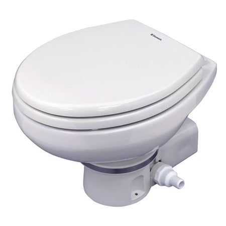 Dometic MasterFlush MF 7160 White Electric Macerating Toilet w/Orbit Base - Raw Water - 24V - Get Tight Gear