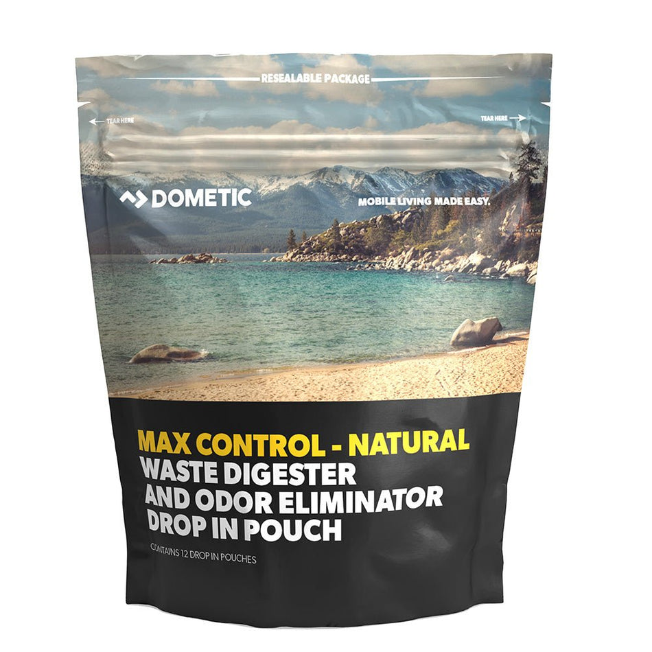 Dometic Max Control Waste Digester & Odor Eliminator Drop - In Pouch - 12 - Pack - Get Tight Gear