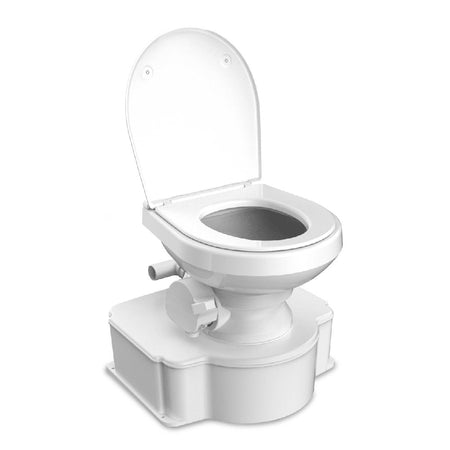 Dometic White M65 Marine Gravity Toilet - Standard Seat Size w/Foot Pedal - Get Tight Gear