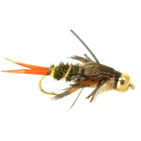 Double Bead Twenty Incher Nymph Fly Fishing Flies - 1 Dozen Flies Hook Size 8 - Get Tight Gear