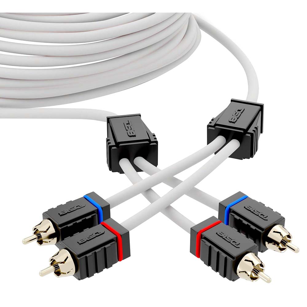 DS18 Marine Tinned OFC RCA Cable - 12' - Get Tight Gear