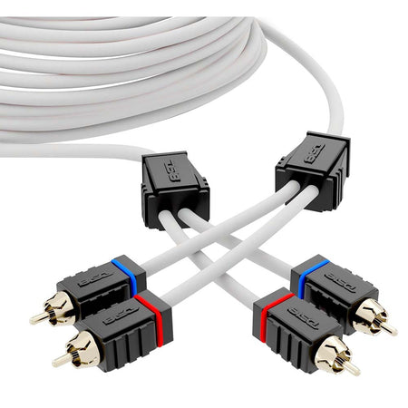 DS18 Marine Tinned OFC RCA Cable - 12' - Get Tight Gear