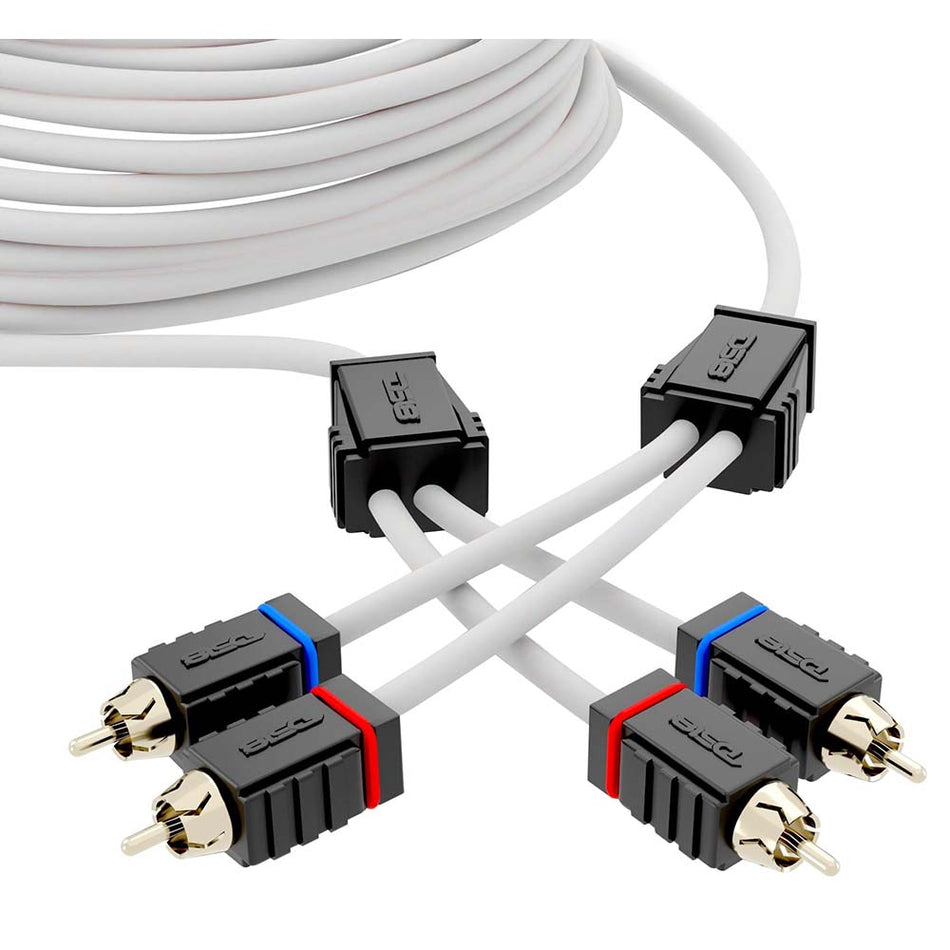 DS18 Marine Tinned OFC RCA Cable - 12' - Get Tight Gear