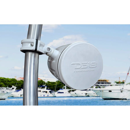 DS18 Silicone Marine Speaker Cover f/6.5" Speakers - White - Get Tight Gear