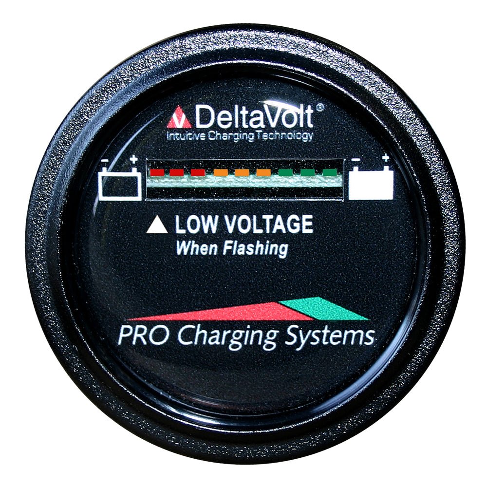 Dual Pro Battery Fuel Gauge - DeltaView Link Compatible - 48V System (4 - 12V Batteries, 8 - 6V Batteries, 6 - 8V Batteries) - Get Tight Gear