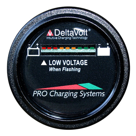 Dual Pro Battery Fuel Gauge - DeltaView Link Compatible - 72V System (6 - 12V Batteries, 12 - 6V Batteries, 9 - 8V Batteries) - Get Tight Gear
