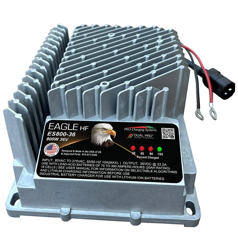 Dual Pro HF Eagle ES800 Series 36V Single Lithium Charger - Get Tight Gear