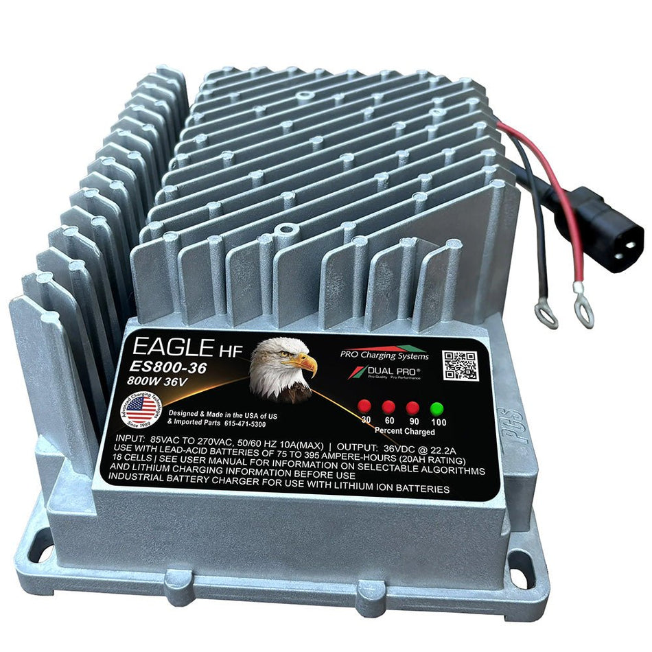 Dual Pro HF Eagle ES800 Series 36V Single Lithium Charger - Get Tight Gear