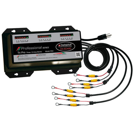 Dual Pro Professional Series Battery Charger - 45A - 3 - 15A - Banks - 12V - 36V - Get Tight Gear