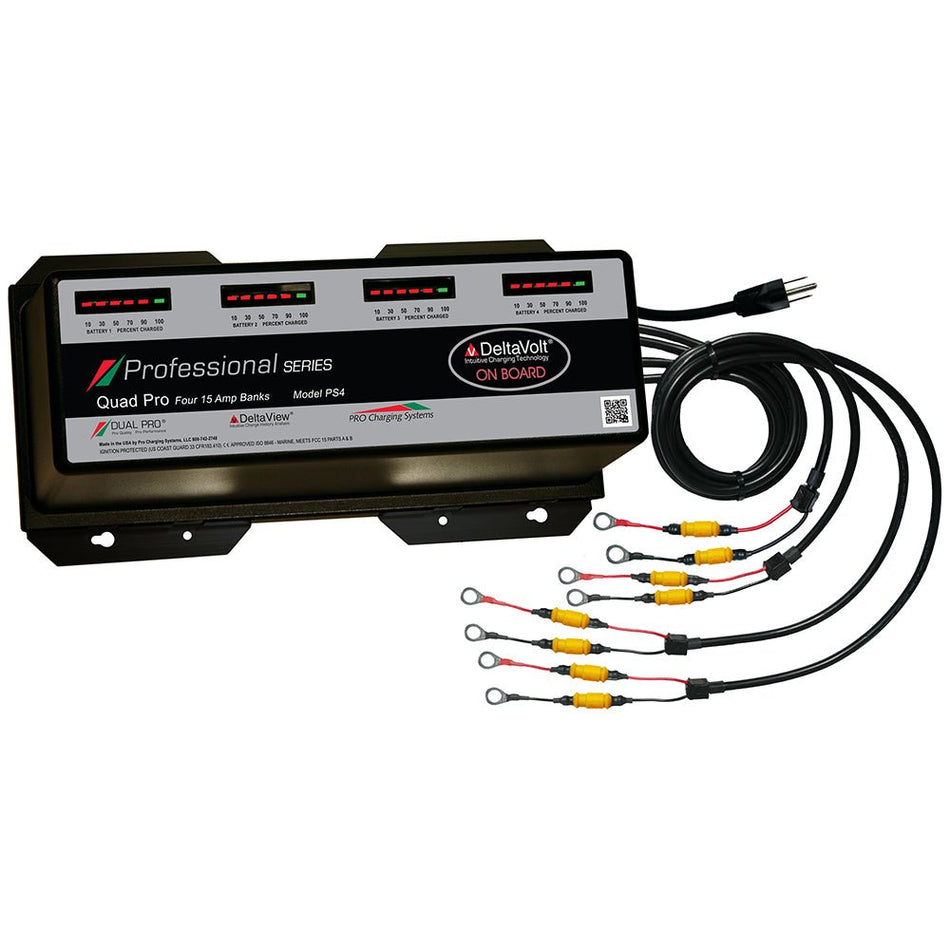 Dual Pro Professional Series Battery Charger - 60A - 4 - 15A - Banks - 12V - 48V - Get Tight Gear
