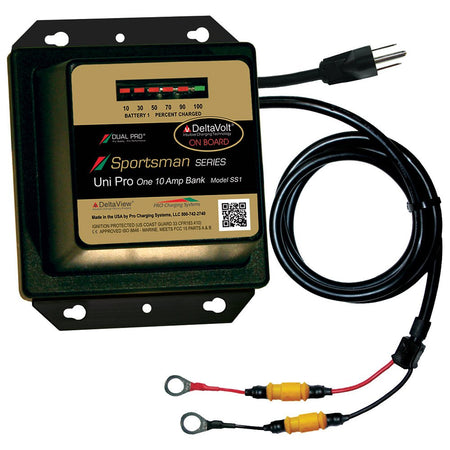 Dual Pro Sportsman Series Battery Charger - 10A - 1 - Bank - 12V - Get Tight Gear